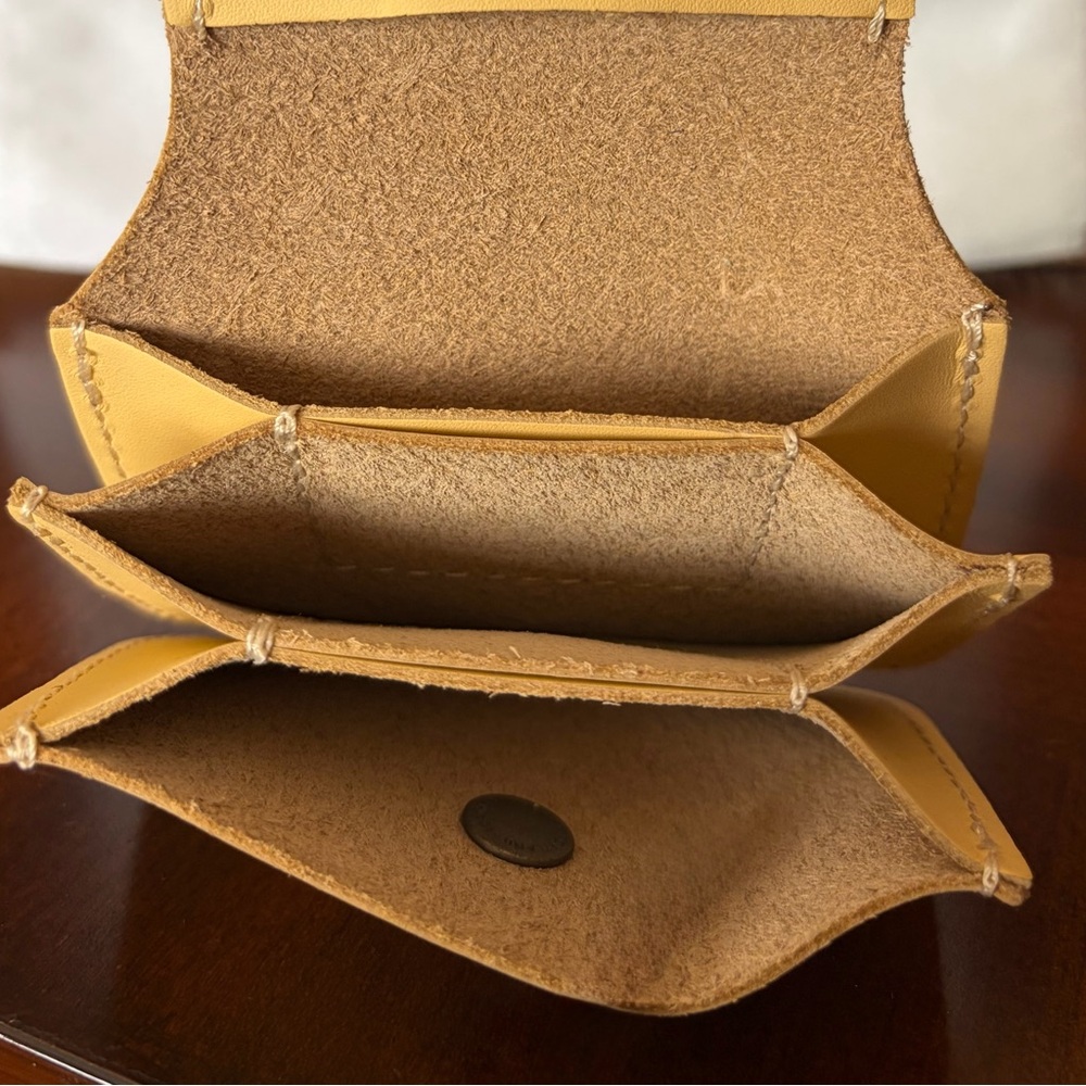 Love Bug Plus Wallet Vanilla Portland Leather Goods Full-Grain Leather NWOT - Picture 5 of 12